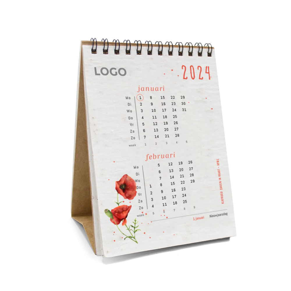 Groeipapier kalender A6 | Eco geschenk